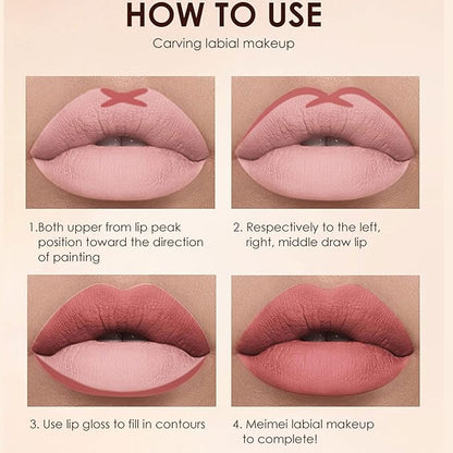 BestLand 6Pcs Matte Liquid Lipstick +