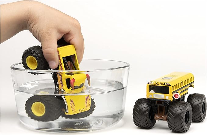 Monster Jam, Official El Toro Loco vs. Higher Education Color-Changing Die-Cast Monster Trucks, 1:64 Scale