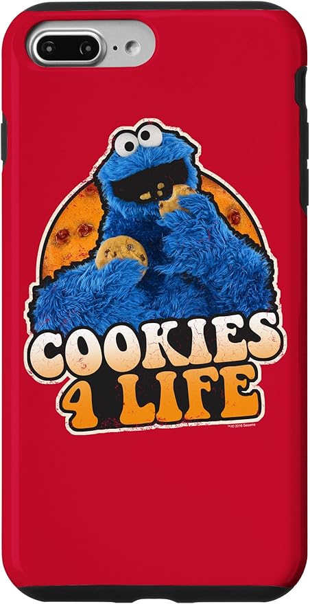 iPhone 7 Plus/8 Plus Sesame Street Cookie Monster Cookies 4 Life Case