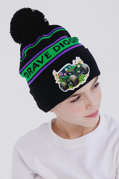 Monster Jam Grave Digger El Toro Loco Megalodon Monster Truck OneSize Beanie Winter Hat