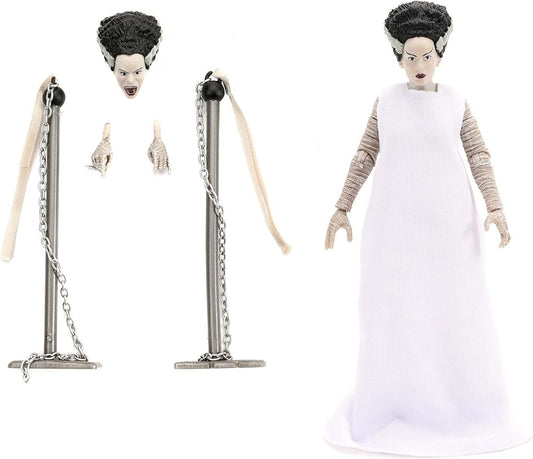 Jada Toys Universal Monsters 6" Bride of Frankenstein Action Figure, Toys for Kids and Adults, Black