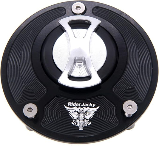 CNC Aluminum Keyless Fuel Gas Tank cap Cover For Ducati MONSTER 1000,1200/R/S,MONSTER 600 620 695 750 797 800 821 900 937, MONSTER S2R 1000/800 S4 S4RS S4R (Silver)