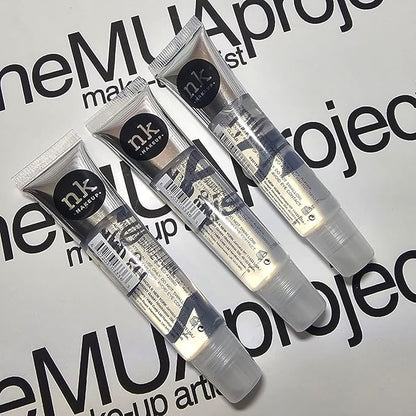 3 Pack Bundle of Clear Lip Gels - Hydrating Lip Glosses to nourish your lips with Vitamin E, Super Glossy and Thick.