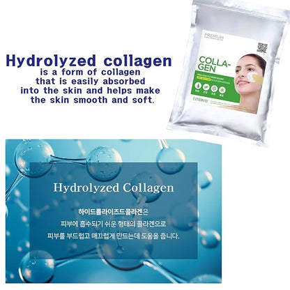 Moisturizing And Soothing Skin Care Mask Pack For Lindsay Modeling Mask Pack Powder, 2.2lb / 1kg (#2. Collagen)