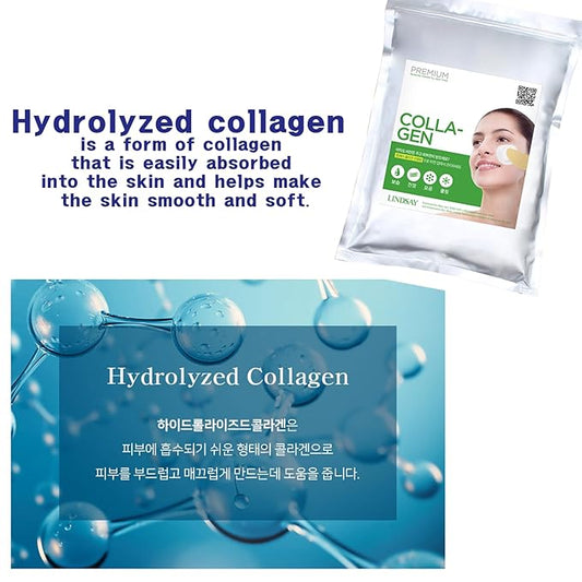 Moisturizing And Soothing Skin Care Mask Pack For Lindsay Modeling Mask Pack Powder, 2.2lb / 1kg (#2. Collagen)