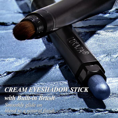 Neutral Eyeshadow Stick Makeup Set, Metallic Shimmer Matte Cream Eye Shadow Eyeliner Brightener Pencil Crayon - Classic 6PCS A010