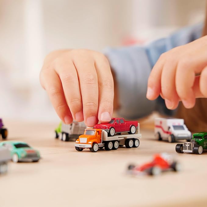 Driven by Battat – DRIVEN By Battat – Toy Car Variety Pack – Construction & Rescue Vehicles – Airplane, Monster Truck, & More – Kids 3 Years + – Pocket Fleet 2 (20 Pack)