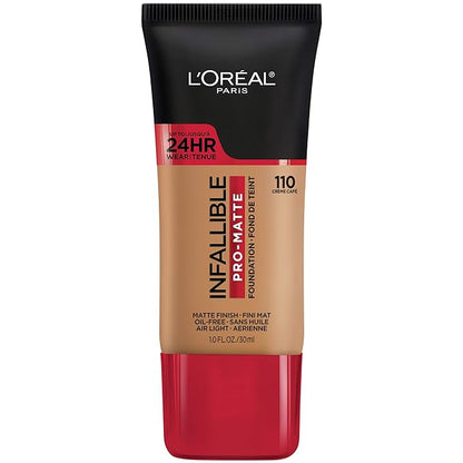 L'Oreal Paris Cosmetics Makeup Infallible Pro-Matte Liquid Longwear fl oz.