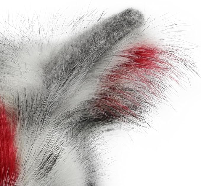 HAOAN Furry Dog Mask Animal Wolf Full Head for Halloween Fancy Dress Party Cosplay Costume Women Men