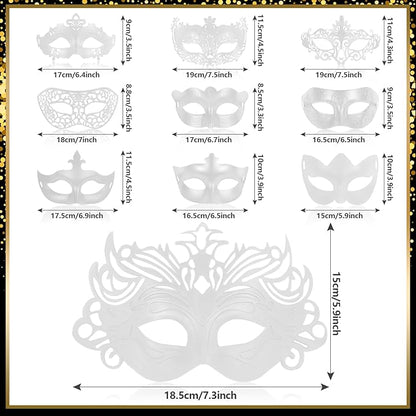 yeload Masquerade Masks 100 Bulk Vintage Masks of Masquerade Party, Venetian, Mardi Gras, Halloween, Masks for Women, Men