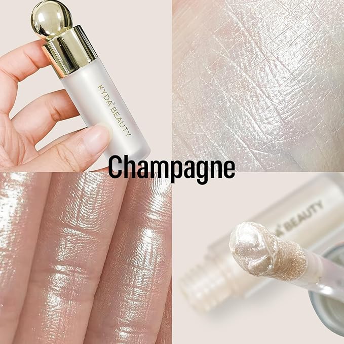 KYDA Liquid Highlighter, Natural Shimmer Tinted, Lasting Glossy