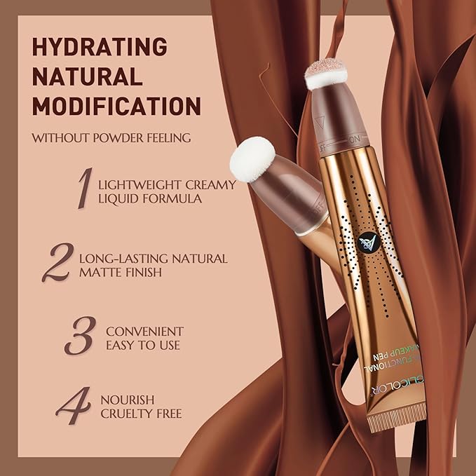 Liquid Highlighter Makeup Stick 3D Sparkling Effect,Cream Highlighter