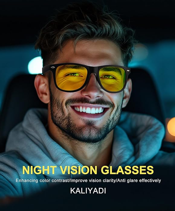 KALIYADI Polarized Sunglasses for Men and Women Semi-Rimless Frame Driving Sun glasses UV Blocking