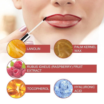 3Pcs Removable Lip Liner Set,Pencil-Peel Off Lip Liner Tattoo,Long Lasting Peel Off Lip Stain Matte Waterproof Lip Pencil for Womem