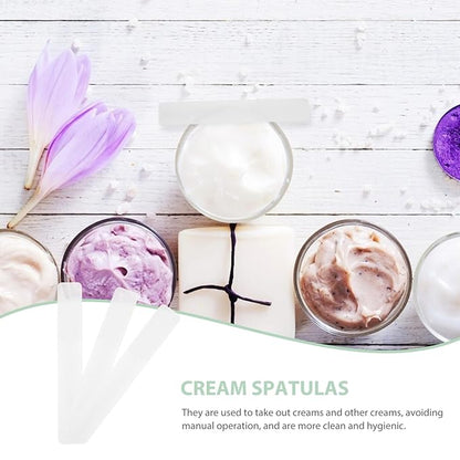 50pcs Soft Film Stick Cream Spoon Facial Mask