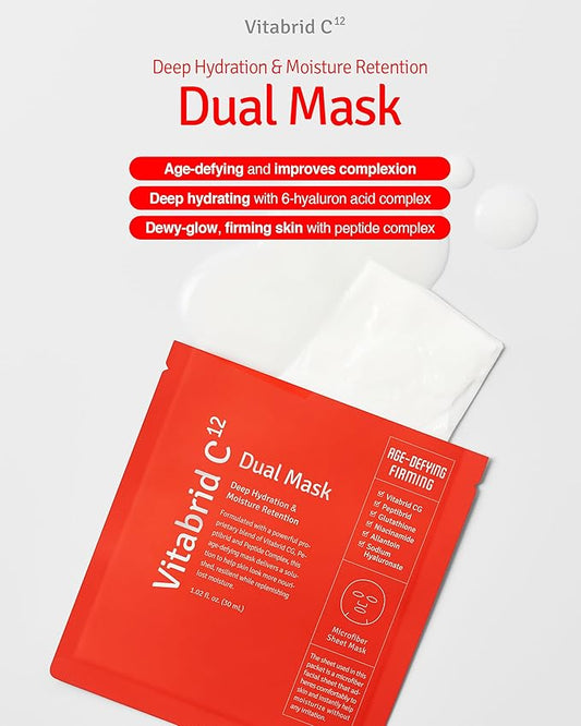 Dual Mask Korean Face Mask + Daily-C Biome Cleansing Balm Bundle