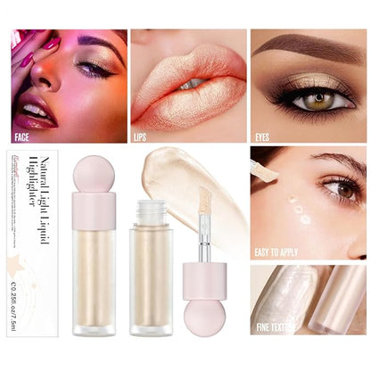 Liquid Highlighter Natural Glow For Face & Body,