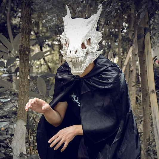 RRANYF Dino Mask Moving Jaw Decor - Tyrannosaurus Rex Cosplay Party Birthday Halloween