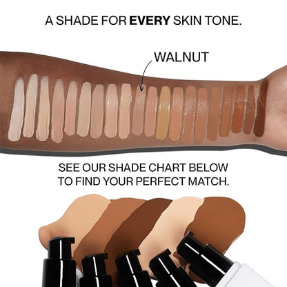 HIDE PREMIUM Liquid Foundation, Multi-Use Waterproof Foundation, Medium/Full 1 fl oz