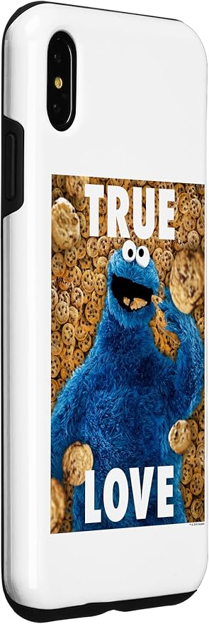 iPhone XS Max Sesame Street Cookie Monster Beautiful Cookies Case
