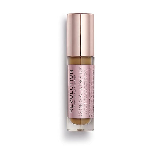 Makeup Revolution Conceal & Define Concealer, Full Coverage 4ml