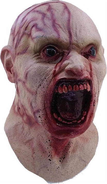 Ghoulish Productions Infected Zombie Mask - Bloody and Realistic, Perfect for Halloween and Costume Parties