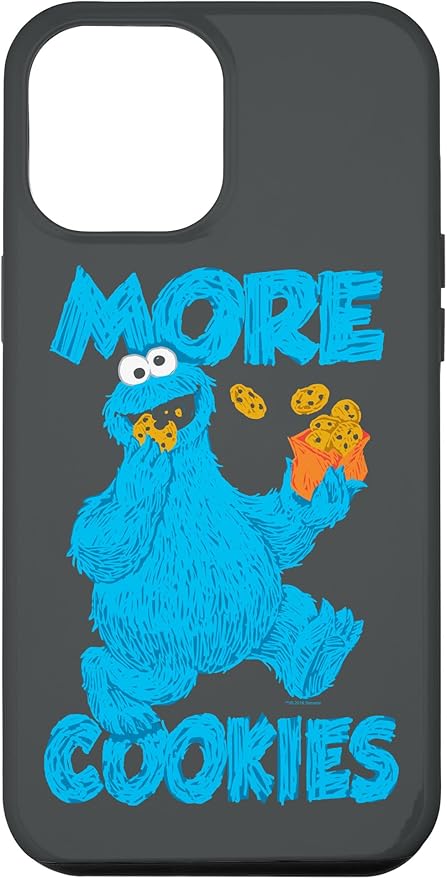 iPhone 12 Pro Max Sesame Street Cookie Monster More Cookies Case