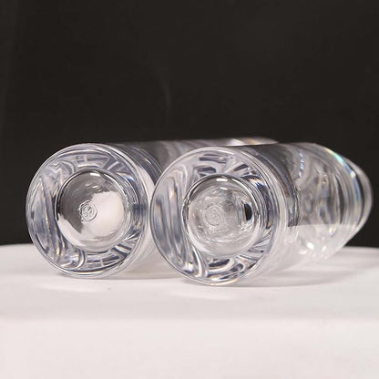 COSIDEA 18pcs Empty 5.5ml Round Clear PETG lip gloss tubes thick wand lipgloss tube container for lip oil