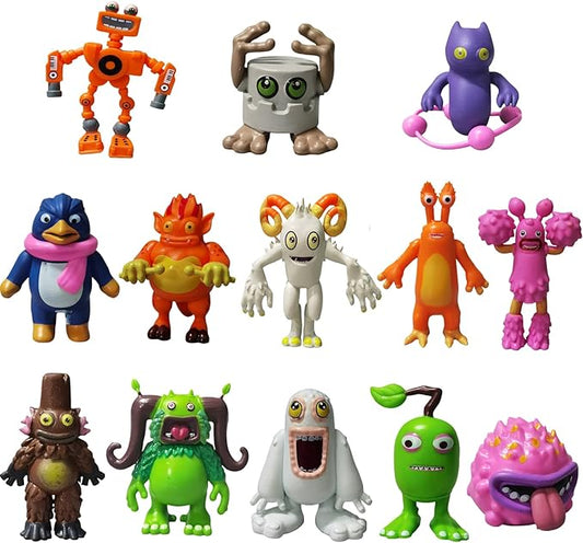 Singing Monsters ToysSinging Monsters Toys,13pcs wubbox Mini Action Figures Toy Figures, Gift for Boys & Girls 8+Years,13pcs wubbox Mini Action Figures Toy Figures, Gift for Boys & Girls 8+Years