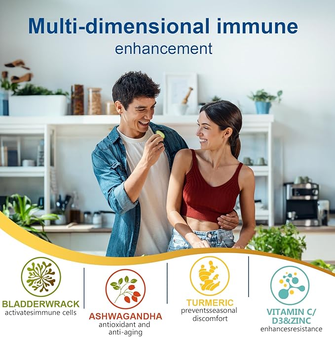 25-in-1 Sea Moss Capsules – Irish Sea Moss Black Seed Oil Ashwagandha Shilajit Ginger Turmeric Vitamin C & D3 Immune Gut, Energy Support – 120 Vegan Capsules
