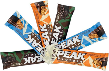 BARS - Natural - Grass-Fed Whey - 20G Protein - Non-GMO - Gluten Free - 6 Bar Variety Pack
