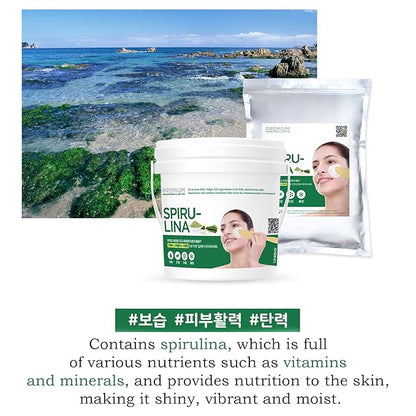 Moisturizing And Soothing Skin Care Mask Pack For Lindsay Modeling Mask Pack Powder, 2.2lb / 1kg (#3. Spirulina)