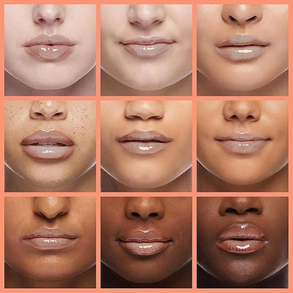 GECOMO Moisturizing Lip Oil,No-Sticky Lip Gloss Lip Balm Lip Care,Fruit Flavoured Lip Oil For Dry Lip's Moisturizing Hydrating And Nourishing (017#ALOE) 0.2 OZ
