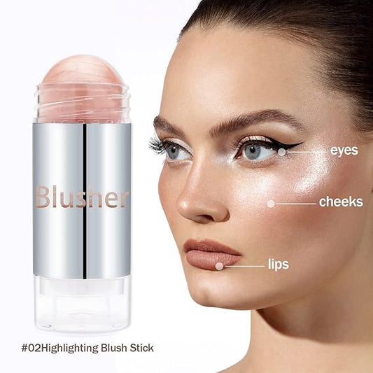 Boobeen Blush Stick Highlighter Makeup Stick Matte Contour & Natural