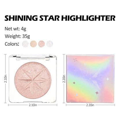 Erinde Pearl Shimmer Glitter Highlighter Highlight Makeup Contour