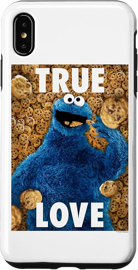 iPhone XS Max Sesame Street Cookie Monster Beautiful Cookies Case