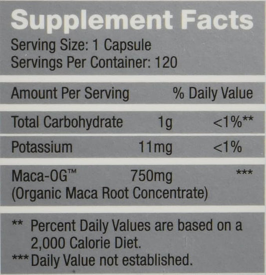 Revolution Macalibrium - Natural Concentrated Gelatinized Maca Supplement to Support Men's Hormone Health, Energy, Strength, Power, and Reproductive Health -120 Vegan Capsules (60 Day Supply)