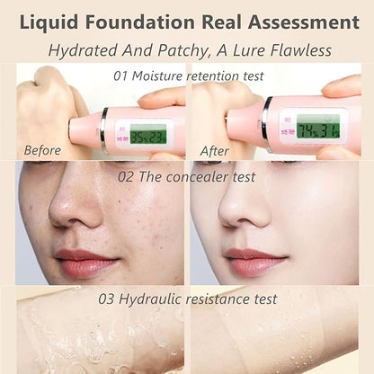 2PC 2023 New ADMD Foundation,admd Liquid Foundation,Hydrating Waterproof Coverage(#02 Natural)