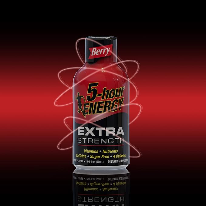 5-hour ENERGY Shot, Extra Strength Berry, 1.93 Ounce, 24 Count