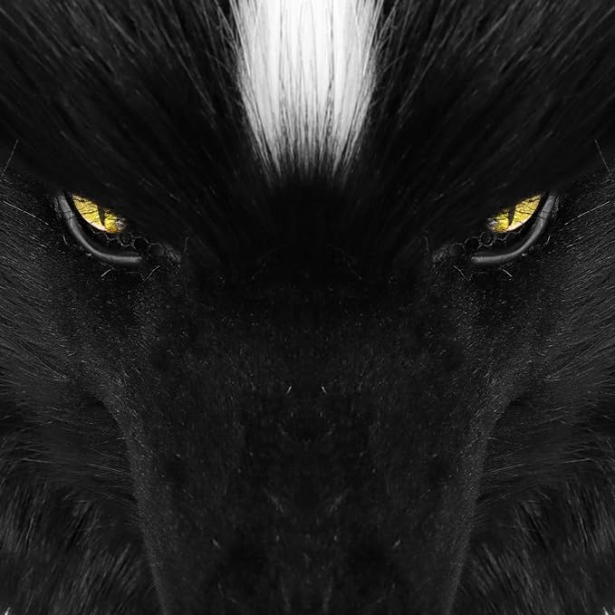 HAOAN Furry Dog Mask Animal Wolf Full Head for Halloween Fancy Dress Party Cosplay Costume Women Men