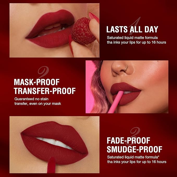 BestLand 12Pcs Matte Liquid Lipstick +