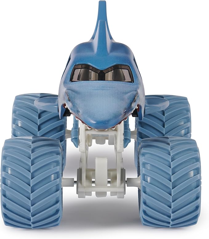 Monster Jam, Official Megalodon Monster Truck, Collector Die-Cast Vehicle, 1:24 Scale, Kids Toys for Boys and Girls Ages 3 and up