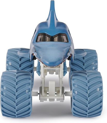 Monster Jam, Official Megalodon Monster Truck, Collector Die-Cast Vehicle, 1:24 Scale, Kids Toys for Boys and Girls Ages 3 and up