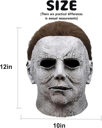 Michael Myers Mask, Halloween Horror Masquerade Cosplay Party Mask, Michael Myers Costume Scary Cosplay