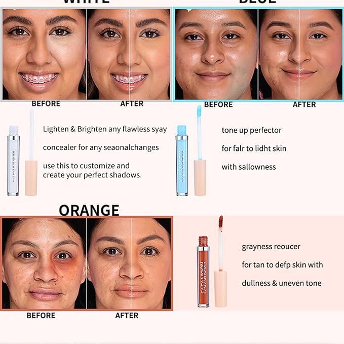 MAEPEOR Liquid Conceal Contour 7 Colors Cream Lightweight 02 Purple)