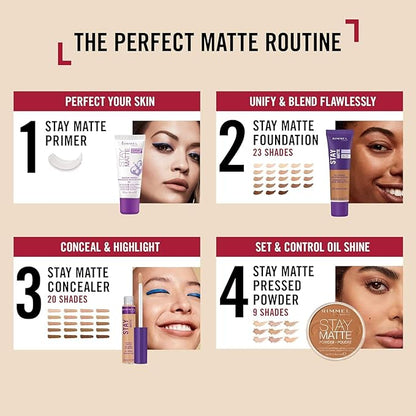 Rimmel London Stay Matte - 161 Nude - Free Radicals, 0.23oz