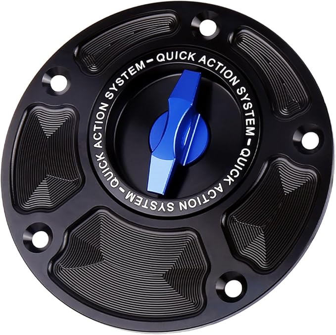 For Yamaha XSR 900 YZF-R1 For Ducati MONSTER 950 821 Motorcycle Gas Cover Keyless Fuel Tank Cap (Blue)
