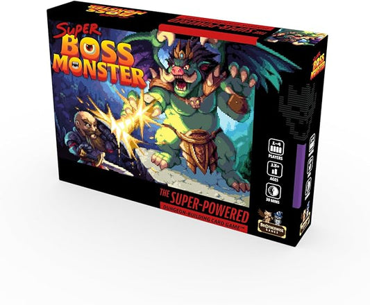 Super Boss Monster, Build The Ultimate Side-Scrolling Dungeon, for 1-4 Players Ages 13+