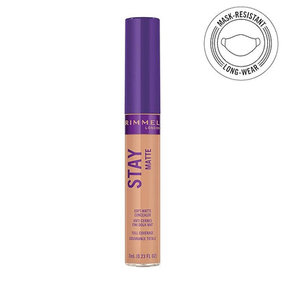 Rimmel Stay Matte Concealer, Buff, 0.23 Fluid Ounce of 2)