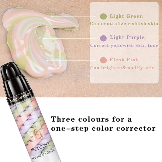 Face Primer,Color Corrector,Isolation Cream,Face Makeup Primer Base,Oil Control,Moisturizing,Concealer, Face 40G
